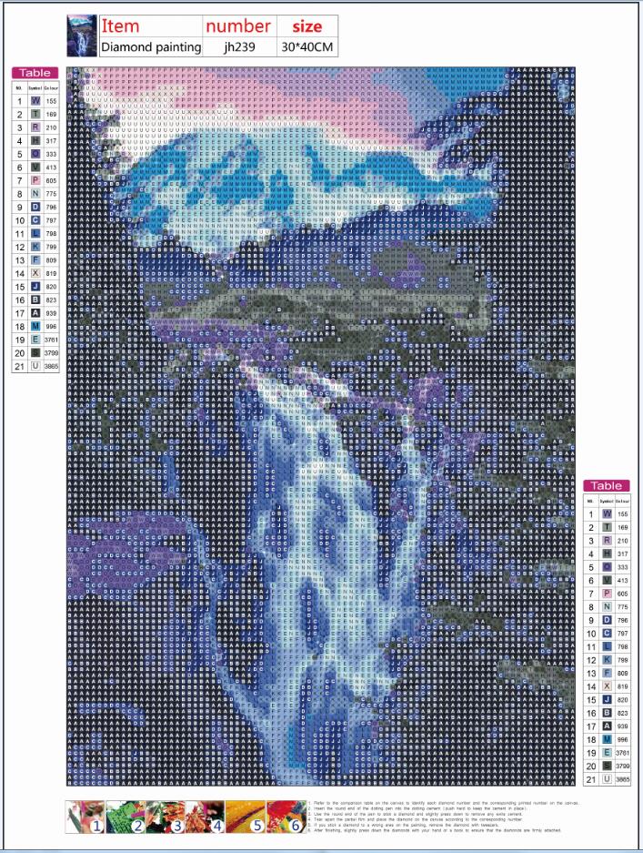 Full Diamond Painting kit - Waterfall view