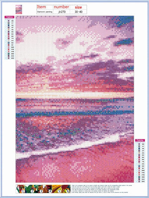 Full Diamond Painting kit - Beautiful seaside view