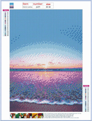Full Diamond Painting kit - Beautiful sea view