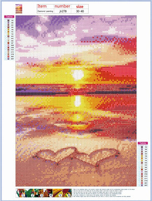 Full Diamond Painting kit - Beautiful seaside view