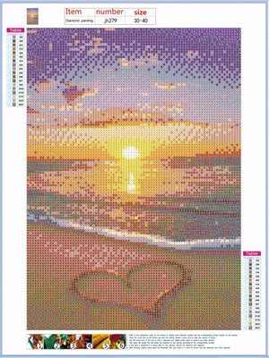 Full Diamond Painting kit - Beautiful seaside view