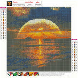 Full Diamond Painting kit - Beautiful seaside at night