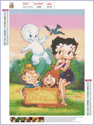 Full Diamond Painting kit - Betty Boop