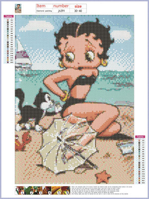 Full Diamond Painting kit - Betty Boop