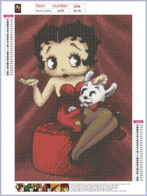 Full Diamond Painting kit - Betty Boop