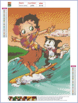Full Diamond Painting kit - Betty Boop