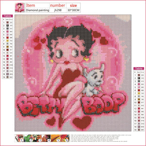 Full Diamond Painting kit - Betty Boop
