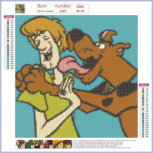 Full Diamond Painting kit - Scooby Doo