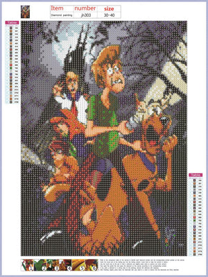 Full Diamond Painting kit - Scooby-Doo