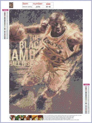 Full Diamond Painting kit - Kobe Bryant