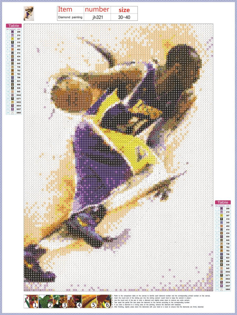 Full Diamond Painting kit - Kobe Bryant