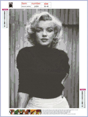 Full Diamond Painting kit - Marilyn Monroe