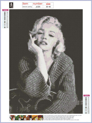 Full Diamond Painting kit - Marilyn Monroe