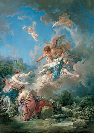 Full Diamond Painting kit - Boreas Abducting Oreithyia