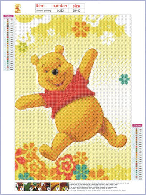 Full Diamond Painting kit - Pooh Bear