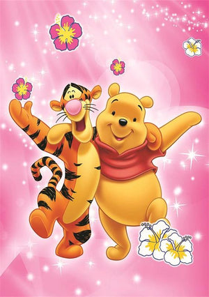 Full Diamond Painting kit - Pooh Bear and Tigger