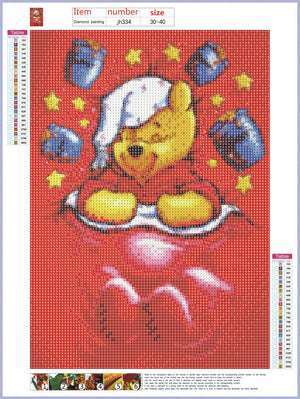 Full Diamond Painting kit - Pooh Bear