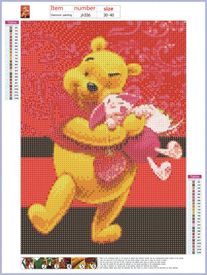 Full Diamond Painting kit - Pooh Bear