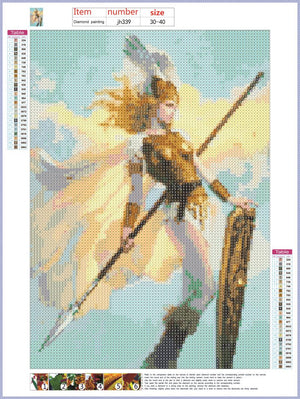 Full Diamond Painting kit - Freya