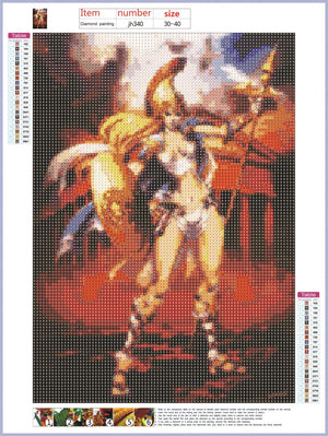Full Diamond Painting kit - Athena genzoman