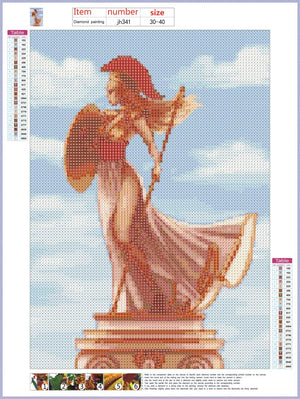 Full Diamond Painting kit - Athena