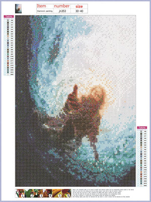 Full Diamond Painting kit - Yongsung kim hand of god