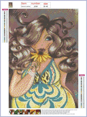 Full Diamond Painting kit - Sexy Fat Lady