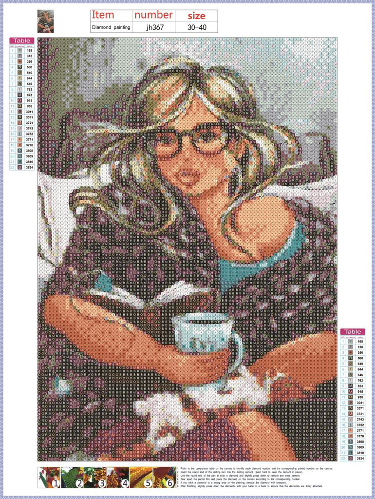 Full Diamond Painting kit - Sexy Fat Lady