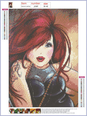 Full Diamond Painting kit - Sexy Fat Lady