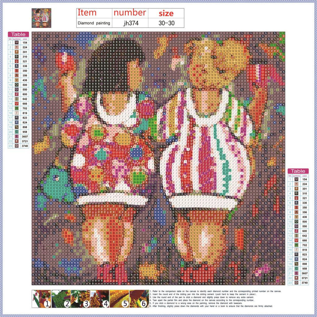 Full Diamond Painting kit - Fat Women best friend