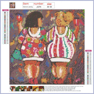 Full Diamond Painting kit - Fat Women best friend