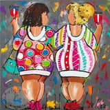 Full Diamond Painting kit - Fat Women best friend
