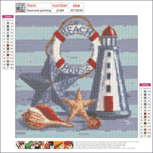 Full Diamond Painting kit - Beach house