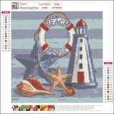 Full Diamond Painting kit - Beach house