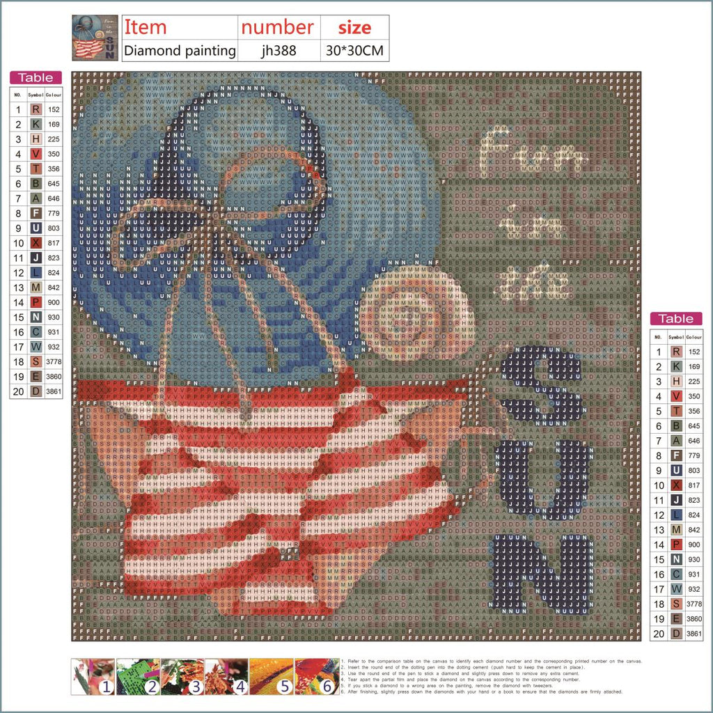 Full Diamond Painting kit - Fun in the sun