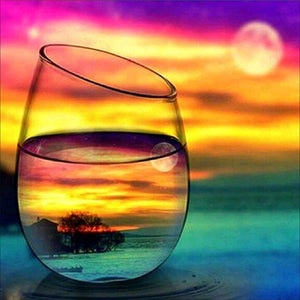 Full Diamond Painting kit - Beautiful seaside sunrise