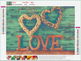 Full Diamond Painting kit - LOVE