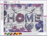 Full Diamond Painting kit - HOME