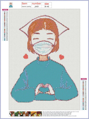 Full Diamond Painting kit - Lovely nurse