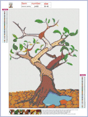 Full Diamond Painting kit - Tree of unity