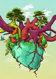 Full Diamond Painting kit - Plant heart