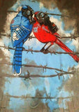 Full Diamond Painting kit - Protecting Birds from Air Pollution