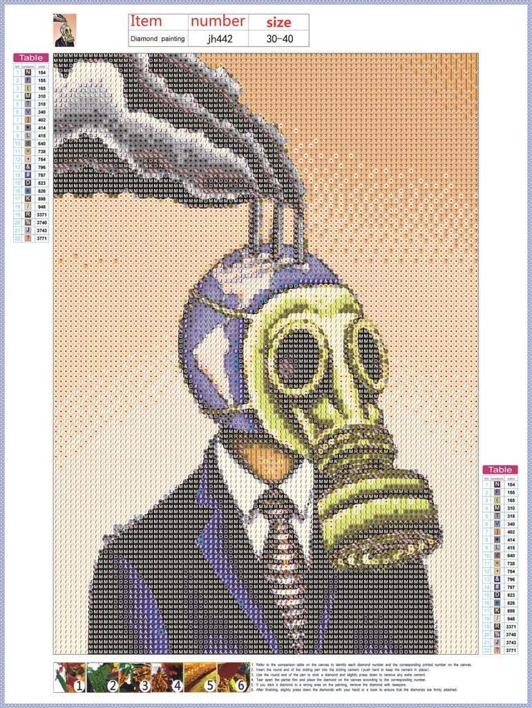 Full Diamond Painting kit - Protect the Earth from Air Pollution