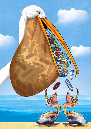 Full Diamond Painting kit - No littering of marine litter