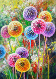 Full Diamond Painting kit - Colorful Dandelion