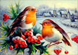 Full Diamond Painting kit - Small birds