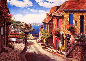 Full Diamond Painting kit - Beautiful seaside scenery