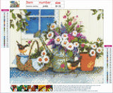 Full Diamond Painting kit - Flowerpot