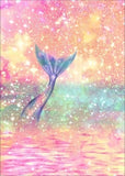Full Diamond Painting kit - Shiny Pink Mermaid