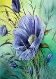 Full Diamond Painting kit - Purple flower